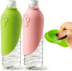 Portable Dog Water Bottle Attachment, Slip-On Pet Water Bowl for Walks | Silicone Dog Drink Dispenser, Fits Standard Water Bottles,Ideal For Daily Walks & Travel, Quick Rinse & Easy Setup - Image 9