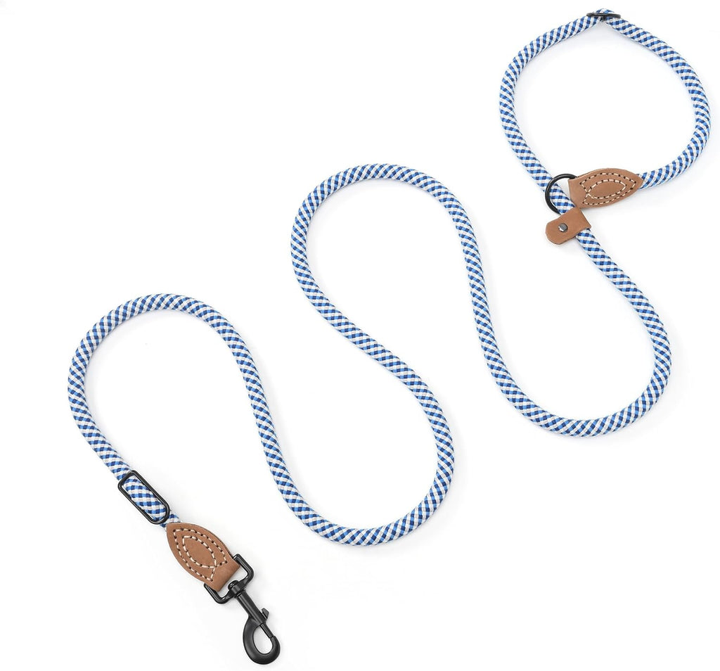 Mile High Life Double Dog Leash - Hands Free, Multifunctional Dual Dog Leash, 360 degrees Swivel, Leather Tailored Connection for Two Dogs (Black Khaki, 8FT) - Image 10