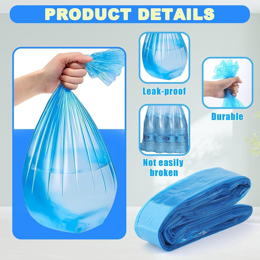Astrallgn leak proof diaper and litter pail liner refills in blue color option