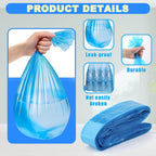 Astrallgn leak proof diaper and litter pail liner refills in blue color option