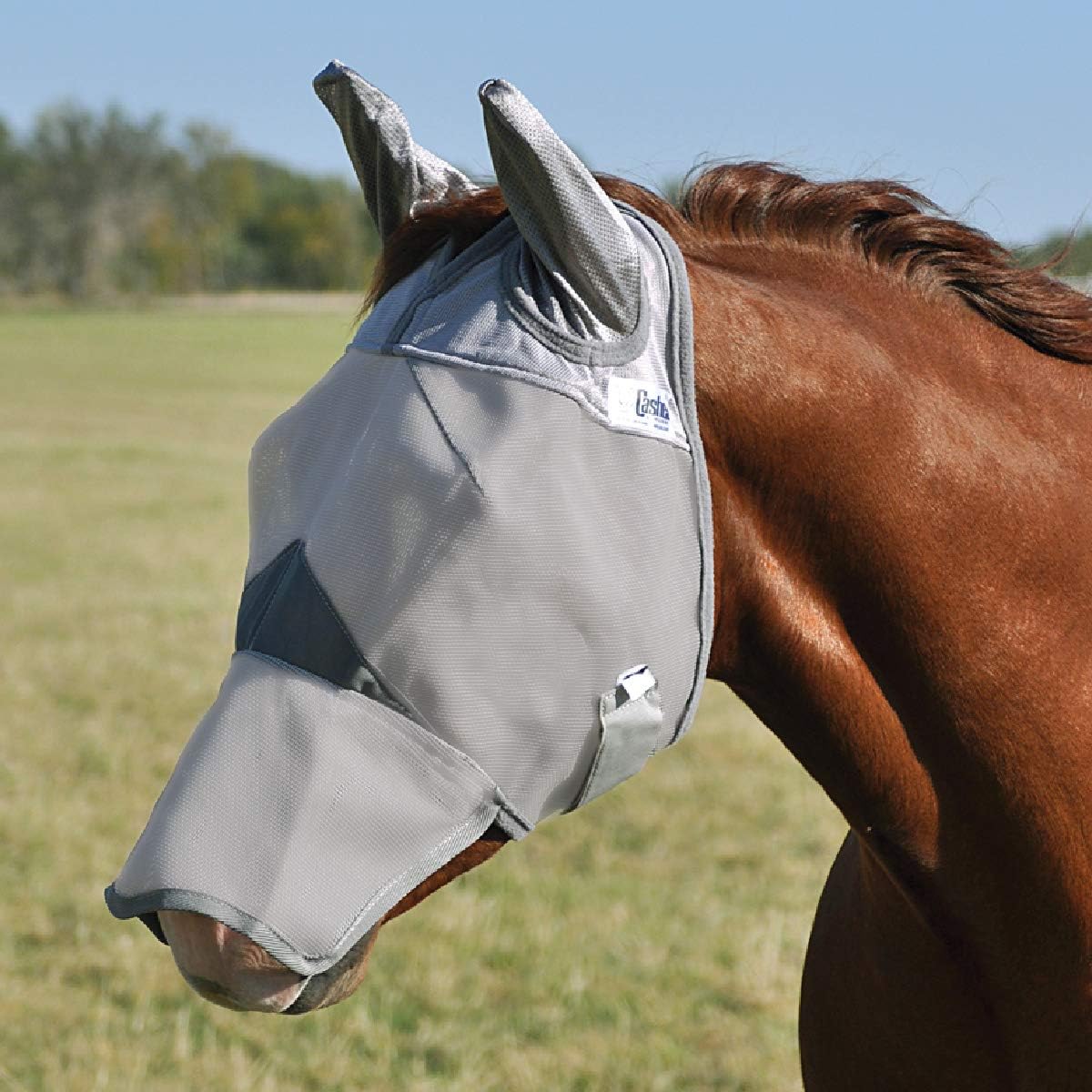 Cashel Crusader fly mask with ears and UV protection