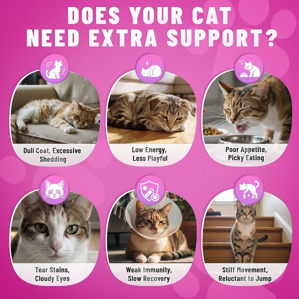 Carmelie taurine treats for cats supporting heart and vision health