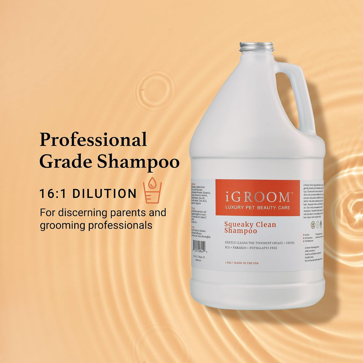 Professional luxury pet beauty care shampoo by iGroom