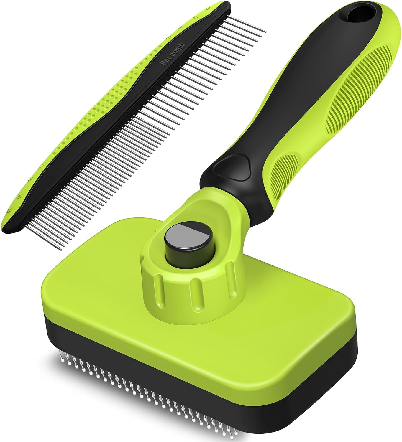 2PCS Self Cleaning Slicker Brush & Dog Comb - Skin Friendly Deshedding Grooming Tool for Dogs, Cats and Small Animals, Professional Deshedding Dematting Tool for Long and Short Haired Pets (Blue) - Image 15
