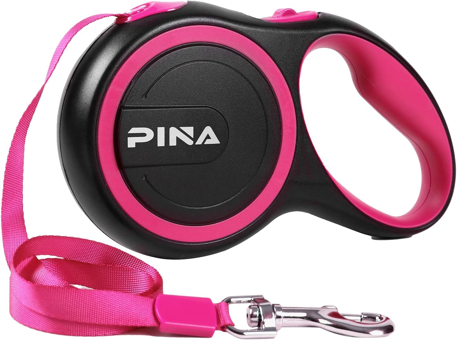 PINA Retractable Dog Leash, 26ft Dog Leash for Small Medium Large Dogs Up to 110lbs, 360 degrees Tangle-Free Strong Reflective Nylon Tape, with Anti-Slip Handle, One-Handed Brake, Lock - 2PACK - Image 13