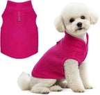 Rbenxia dog sweater with leash ring machine washable dog clothes