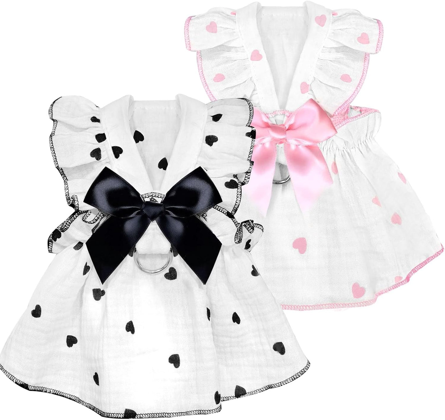 AXIIJGL birthday outfit for female dogs flat lay view on white background