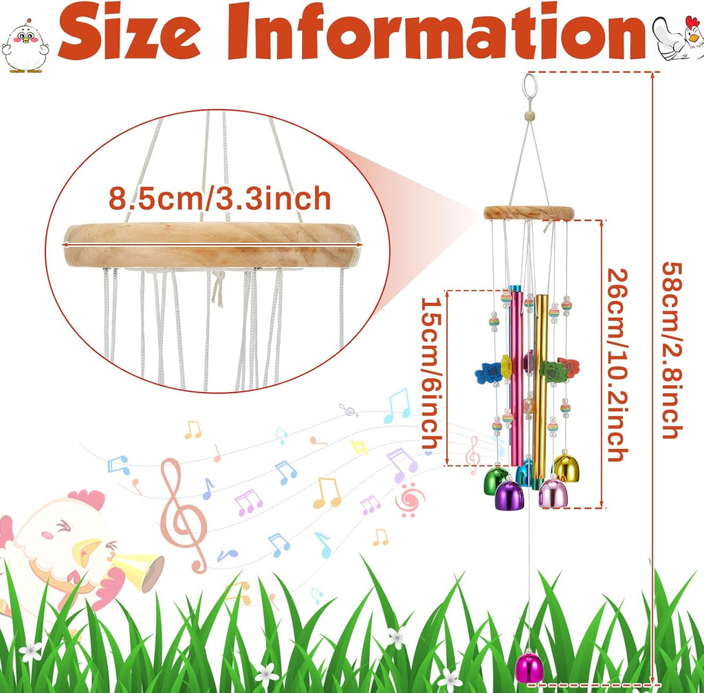 WinnerWhy multicolor wind chime toy hanging display