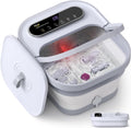 Alljoy foot spa bath massager front view with touch screen display