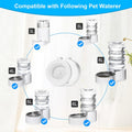 Redoso triple filtration pet fountain filters showing the high density cotton and activated carbon layers.