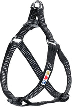 Pawtitas Multicolor Step-in Dog Harness - Adjustable No-Pull Vest for Puppies to Seniors, Safe & Comfortable S Blue/Teal/Yellow - Image 11