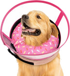 Inflatable Dog Cone Collar with Anti-Licking Clear Shield, Adjustable Elizabethan Collar, Soft Recovery Collar for Dogs, Dog Cones Alternatives for Large Medium Small Dogs & Cats - Image 10