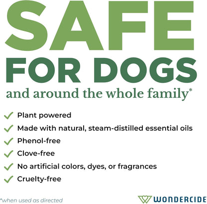 Wondercide flea and tick collar adjusted on a dog neck