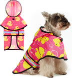 KOOLTAIL Dog Raincoat Hooded Slicker Poncho with Leash Hole, Raincoat for Small Medium Dogs, Waterproof Doggie Rain Jacket with Reflective Strip, Adjustable Breathable Plaid Puppy Rainwear,Beige S - Image 11