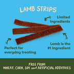 Authentic USA imported Pet 'N Shape lamb treats