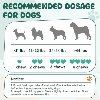 LHQR continuous internal protection dog chewable supplement container