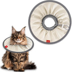 Agape Summer Soft Cat Cone, Lightweight Collar to Stop Licking & Scratching | Comfy Adjustable Cat Elizabethan Collar for After Surgery and Neuter Recovery, Water-Repellent Neck Cone for Cats & Kittens - Image 10