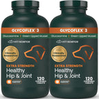 VetriScience Glycoflex 3 Clinically Proven Hip and Joint Supplement for Dogs - Maximum Strength Dog Supplement with Glucosamine, MSM, Green Lipped Mussel & DMG - 120 Count - Image 14