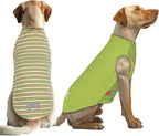 KYEESE 2Pack Dog Shirt, Soft Striped Dogs T Shirts, Lightweight Doggie Tank Top Cat Clothes, Sleeveless Dog Shirt for Small Dogs, Stretchy Pet Vest, Dark Blue, Medium - Image 9