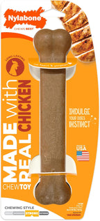 Nylabone Strong Chew Femur Bone Dog Toy Made with Real Bison & Venison, Durable Chew Toys for Aggressive Chewers, Long Lasting Dog Bone, Keeps Dogs Busy, Large Breeds - Up to 50 lbs - Image 11