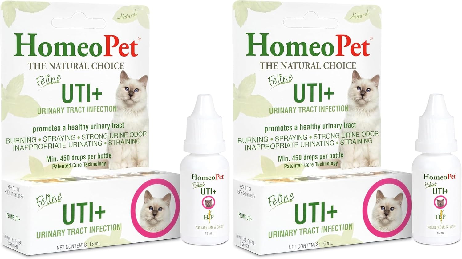 Authentic HomeoPet Feline UTI Plus cat health supplement