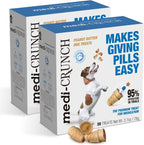 Medi-Crunch pill pouches for dogs peanut butter flavor front packaging view