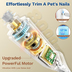 2-in-1 Dog & Cat Nail Clippers and Grinder with Catcher & 2 LED Lights - Image 8