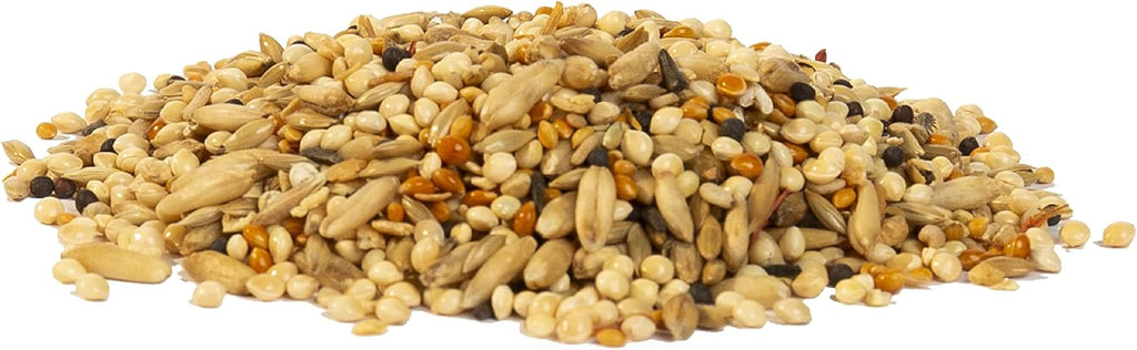 Close up of Wild Harvest nutritional seed blend for birds