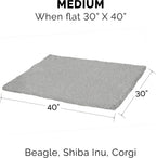 Furhaven thermal dog throw blanket showing the soft terry side texture
