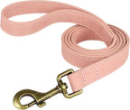 Didog Stylish PU Leather Dog Leash for Small Dogs, Easy to Clean 5ft Small Dog Leash with Metal Tangle-Free Clip, Fashionable and Elegant for Walking, Running and Training,Light Brown, S - Image 11