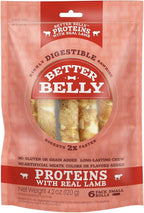 Better Belly Proteins with Real Venison Small Rolls 6 Count, Digestible Rawhide for Dogs, 4.2 OZ - Image 13