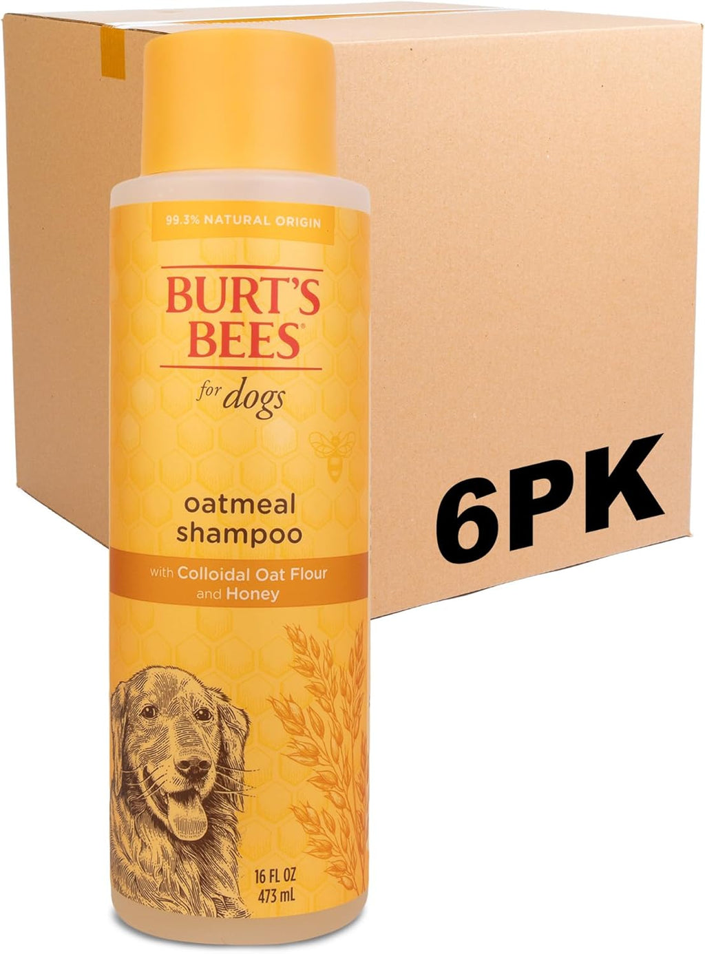 Burt's Bees for Pets Oatmeal Dog Shampoo with Honey, Soothing Formula for Itchy and Sensitive Dog Skin, Colloidal Oat Flour and Honey, pH Balanced, Sulfate-Free, 16 Fl Oz - Image 13