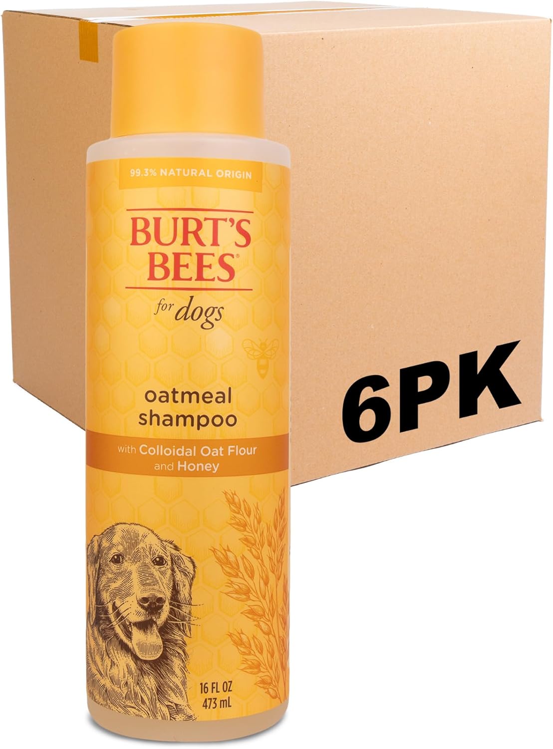 Burt's Bees for Pets Oatmeal Dog Shampoo with Honey, Soothing Formula for Itchy and Sensitive Dog Skin, Colloidal Oat Flour and Honey, pH Balanced, Sulfate-Free, 16 Fl Oz - Image 13