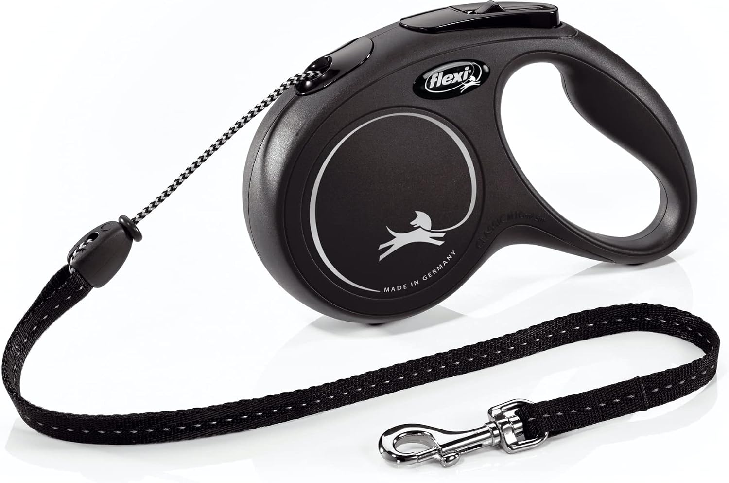 Retractable leash mechanism for small dog walking