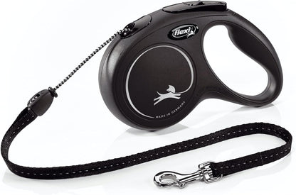 Retractable leash mechanism for small dog walking