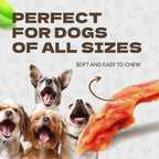 Natural chicken breast strips for pet training