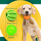 Puptily 5 piece teething chew toy balls for small dogs