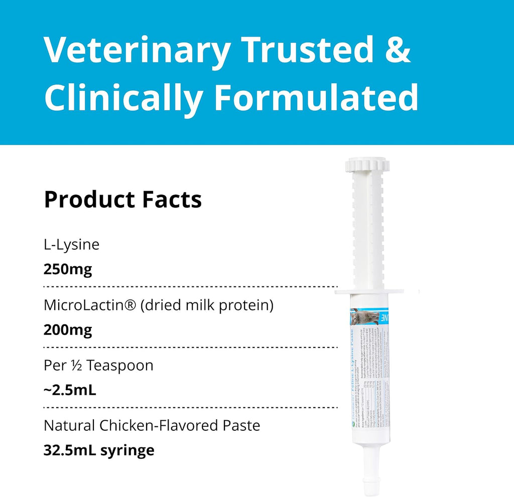 PRN Pharmacal respiratory and joint support paste for cats side view display.