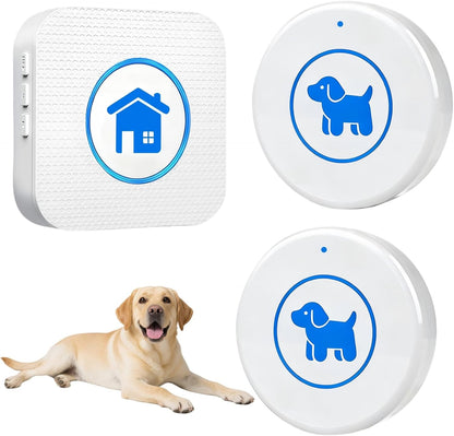 Dog Door Bell 2026 Enhanced Touch, Wireless Doggie Doorbell for Potty Training to Go Outside, IP65 Waterproof, 1000ft Range, 55 Melodies, 5 Modes & Adjustable Volume (2 Buttons) - Image 11