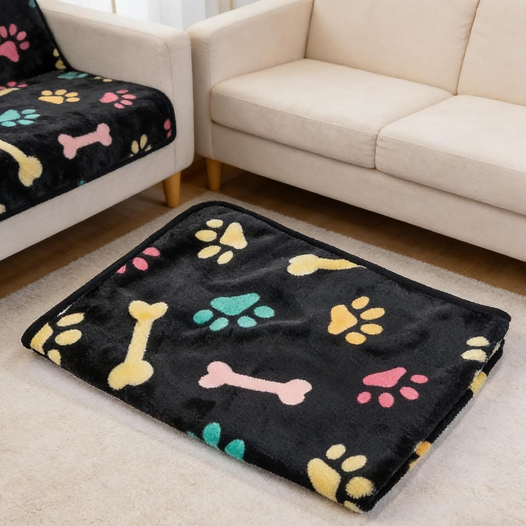 1pc Pet Blanket, Soft Indoor Cat & Dog Blanket, Essentials for Kittens & Puppies Sofa Cage Bed Use, Star Print Design - 16 * 23Inch, Pink - Image 10