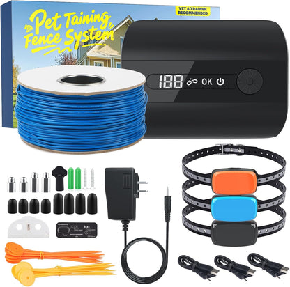 Electric Fence for Dog, 2026 Underground Dog Fence for 2 Dogs Containment System In Ground Electric Dog Fence with Waterproof Training Collar, Tone Shock Correction, Covers up to 3/4 Acre - Image 9