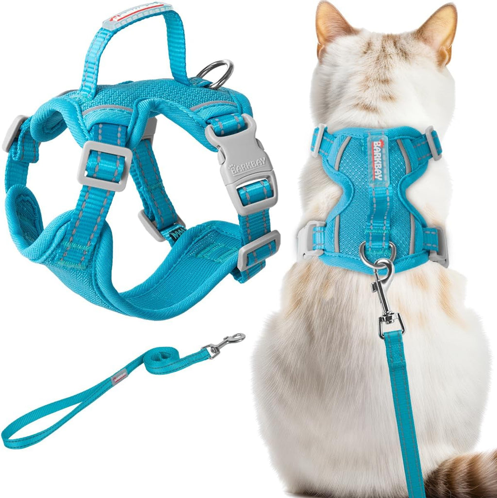 Cat Harness and Leash Set Escape Proof for Kitten Walking, Soft Adjustable Top Handle Vest Harnesses for Cats, Easy Control Breathable Reflective Small Medium Large, Pink, XS - Image 9