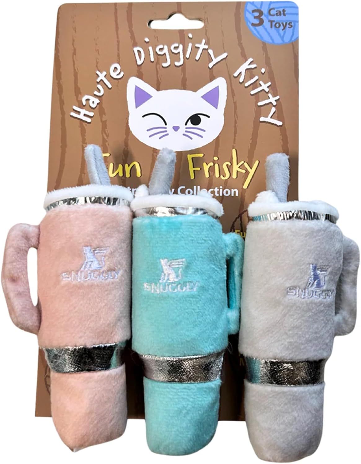 Haute Diggity Kitty Cowgirl Set, Plush Cat Toys Catnip Filled with Interactive Crackle Sound, Safe & Durable Toys for Cat & Kitten, 2 Pcs - Image 12