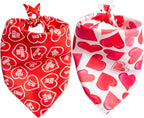 Dimidium Independence Day Patriotic Dog Bandana 2 Pack, American Flag and Ice Cream Pattern Triangle Scarf, Pet Triangle Neck Scarf for Medium & Large Breeds(30-75lbs) - Image 11