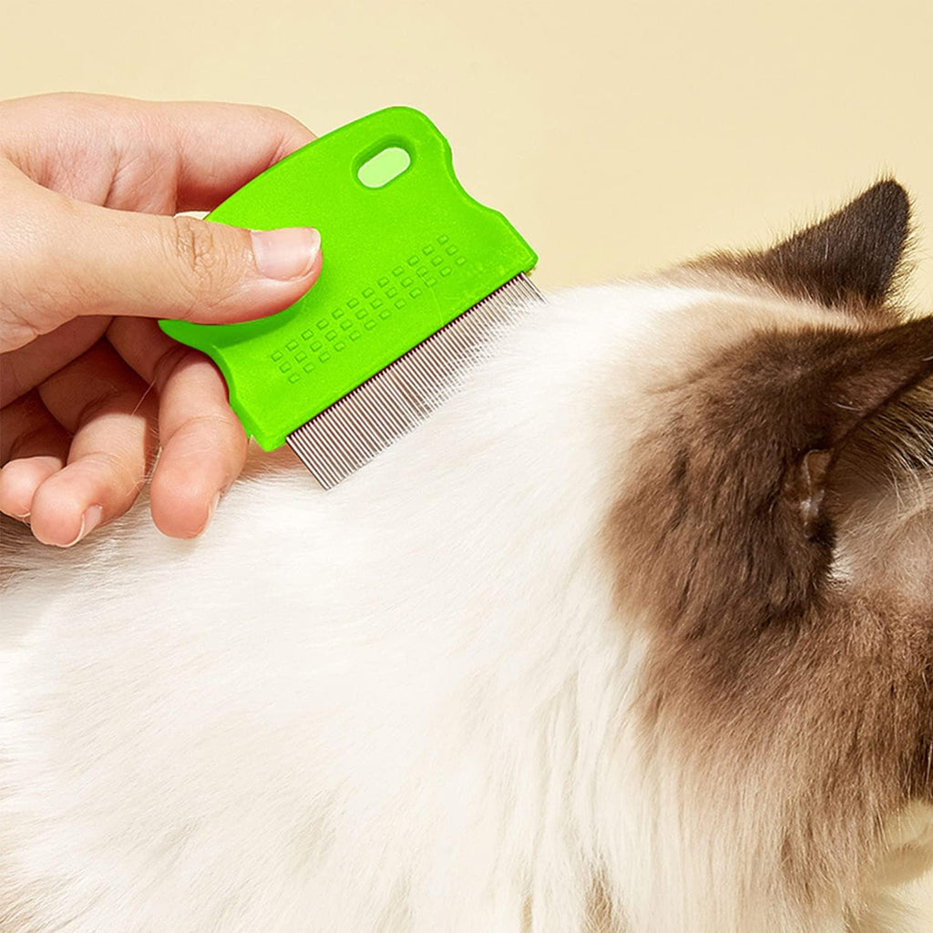 Set of two pet grooming combs for small animals