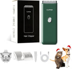 Prowerful Home Professional Dog Grooming Kit Clipper Low Noise USB Rechargeable Gifts for Dog Cat Black,TS006 - Image 10