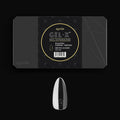 Apres Gel-X sculpted almond medium tip box front view showing packaging