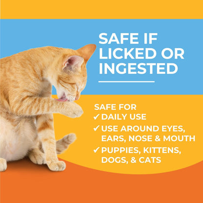 Paw Science lick safe wound care spray for dogs close up packaging.