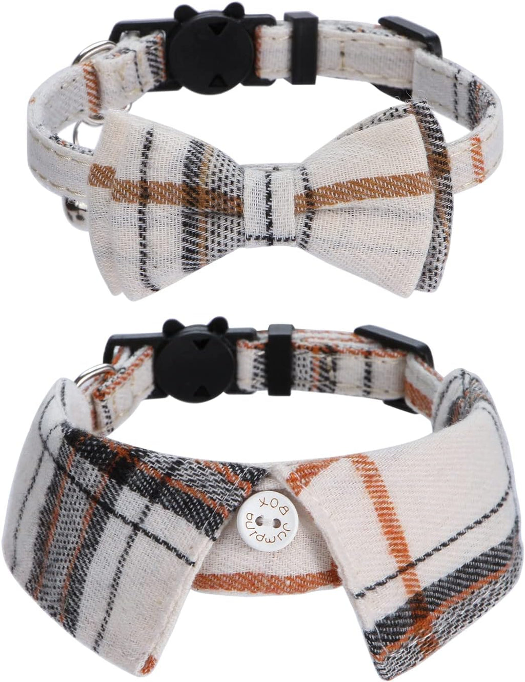 Faleela Breakaway Cat Collar with Bells - 2 Pack Cat Collar with Bells, Cat Collars with Bandana, Accessories for Pet Collars, Adjustable for Cats and Small Dogs - Image 15