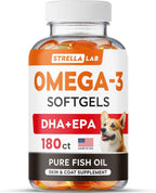 USA imported StrellaLab salmon oil packaging for Indian pet care